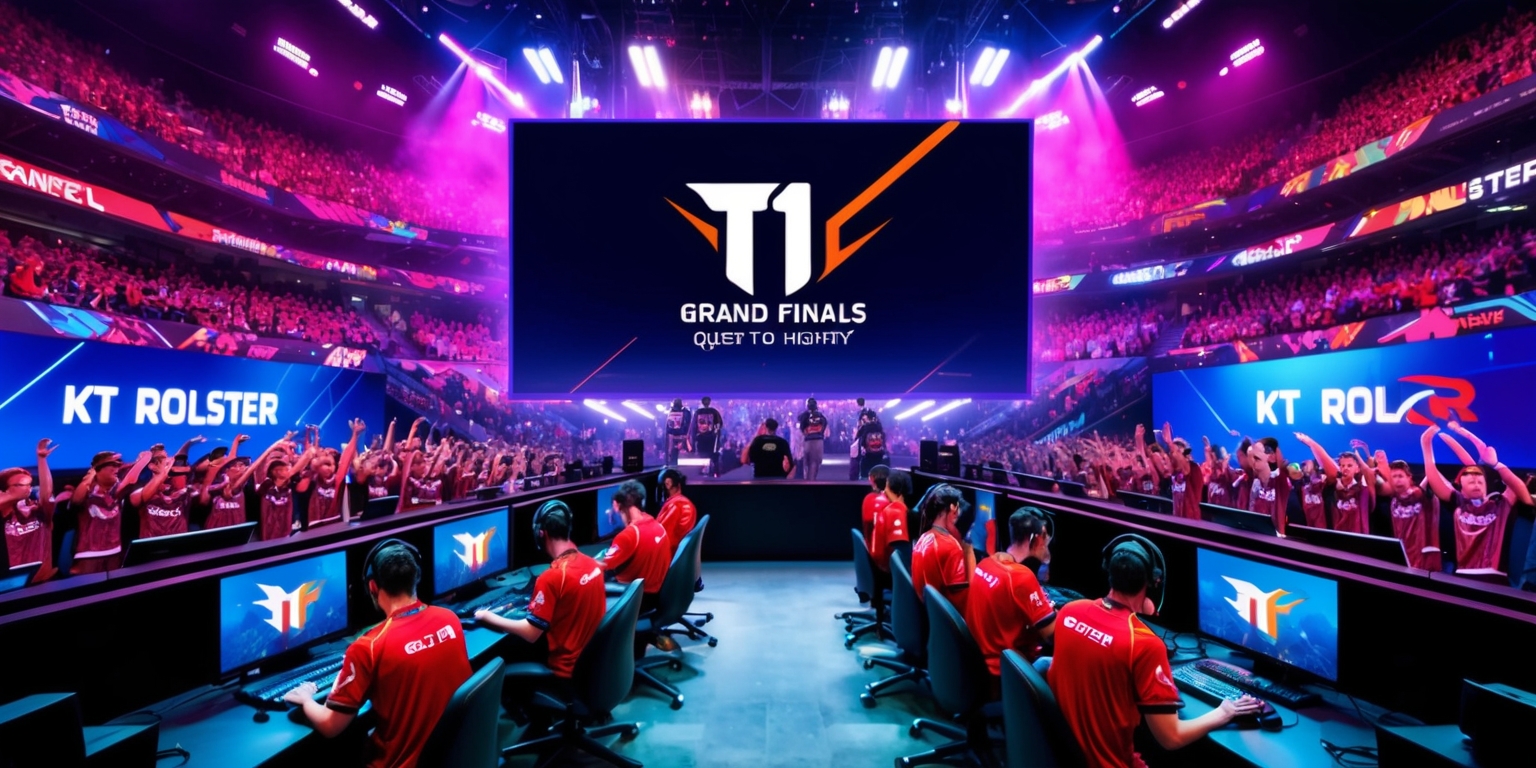 T1's Grand Finals Quest: A Clash with KT Rolster on the Road to History
