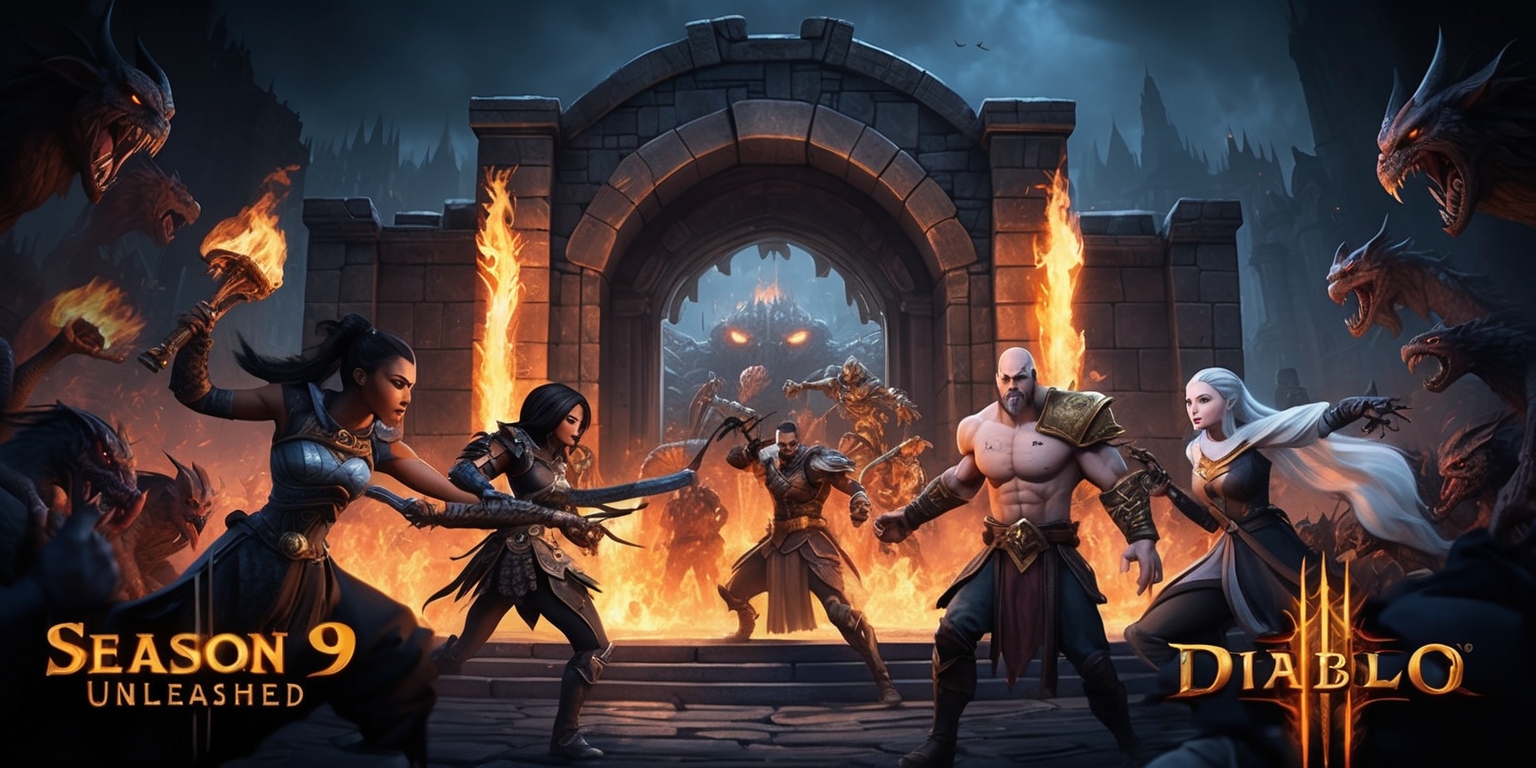 Season 9 Unleashed: Revamped Dungeons, Dynamic Rewards, and Enhanced Class Combat in Diablo 4