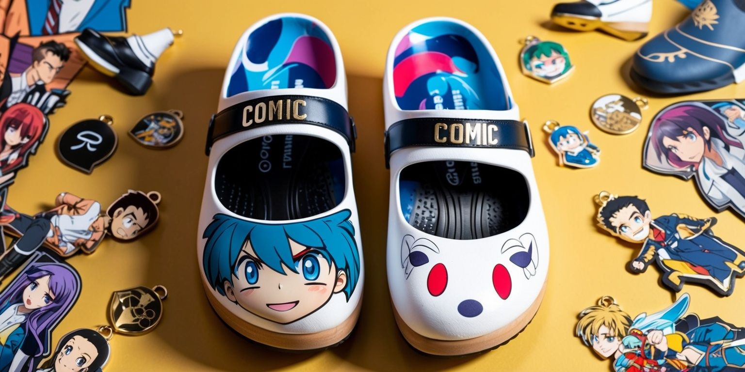 Anime-Inspired Footwear Fusion: Limited-Edition Clogs and Collectible Charms Unveiled at Comic Con