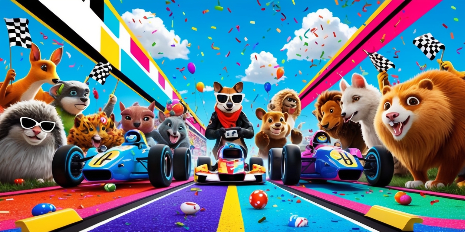 Revving Up Paws and Power-Ups: A Festive Racing Revolution